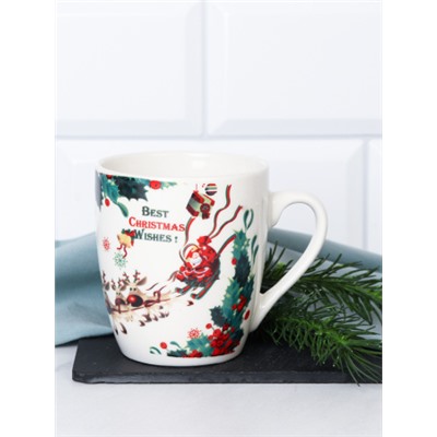 Кружка новогодняя 250 мл /X1188-3 /уп 12/96/