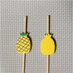 Шпажки Доляна «Озорной ананас», h=12 см, набор 25 шт.