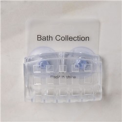 Мыльница настенная на присосках Bath Collection, 9.5×5×6 см, МИКС