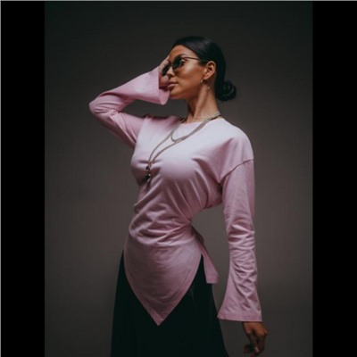 Лонгслив женский Бренда (Розовый)