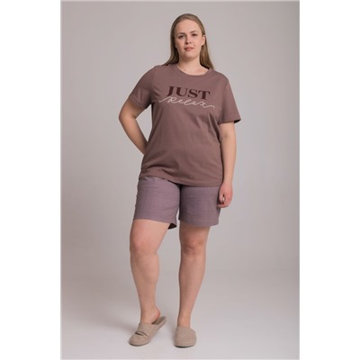 Пижама футболка и шорты М325294Пк