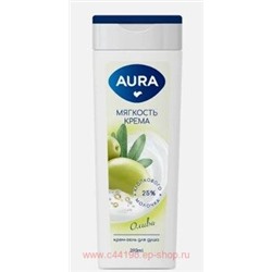 AURA Крем-Гель для душа Олива 390 мл
