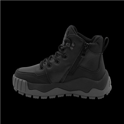 Ботинки на меху LM1100-3-1 черные