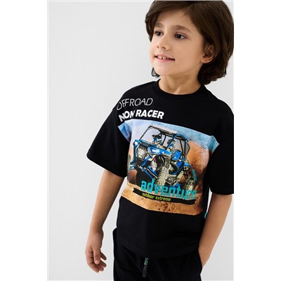 Комплект трикотажный для мальчиков: фуфайка (футболка), брюки PLAYTODAY, 1239624