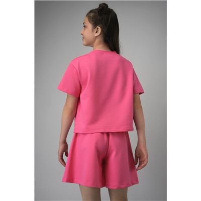 Костюм из футера для девочки оверсайз Happyfox