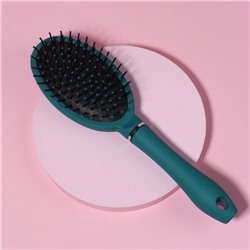 Расчёска массажная, 7.5×24.5 (±1) см, бирюзовая