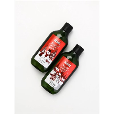 Подарочный набор новогодний: гель для душа, пена для ванны и мочалка, URAL LAB