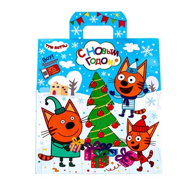 Сладкий новогодний подарок «Три кота», детский, 470 г