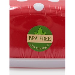 Маслёнка BEROSSI Marusya, 19×11×7 см, пластик, красная