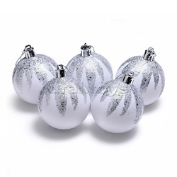 Набор новогодних украшений "Зимняя сказка" (6шт х 6см)