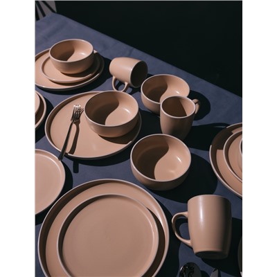 Кружка Доляна «Кремовое облако», 340 мл, керамика, кремовая