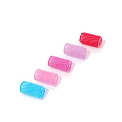 Бигуди «Липучка», d=3 см, 6 см, 4 шт., МИКС