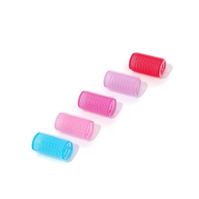 Бигуди «Липучка», d=3 см, 6 см, 4 шт., МИКС