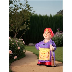 Садовая фигура из гипса «Тёща с метлой средняя», 59×25×40 см, МИКС