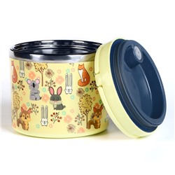 Ланч бокс, контейнер для еды, 530 мл, сохраняет тепло 3 ч, 11 х 12 см