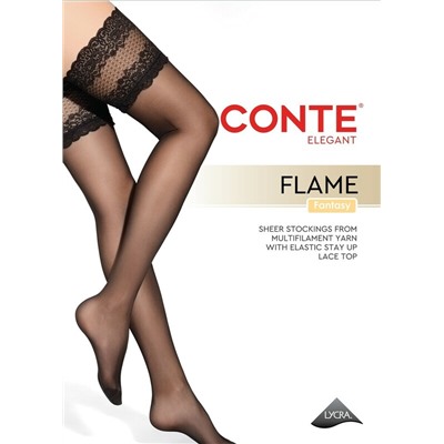Чулки женские CONTE FLAME