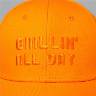 Кепка детская Chillin, оранжевая, р-р 52-54, 5-7 лет