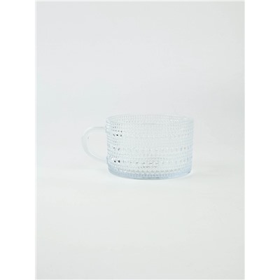 Кружка новогодняя стеклянная «Тепла и уюта», 450 мл, с крышкой