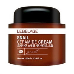 Lebelage Крем для лица с керамидами и муцином улитки / Snail Ceramide Cream, 100 мл
