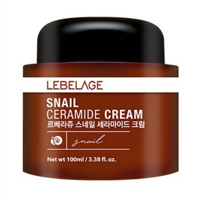 Lebelage Крем для лица с керамидами и муцином улитки / Snail Ceramide Cream, 100 мл