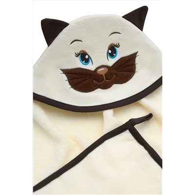 Детская полотенце накидка велюровая 90х100 НАТАЛИ, 1035170