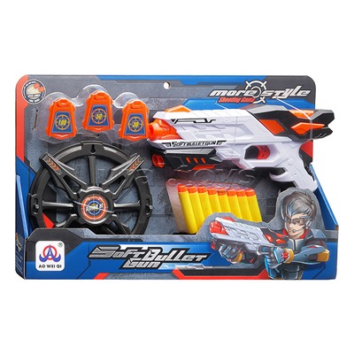 Набор тир "SoftStrike" с полимерными пулями, в коробке