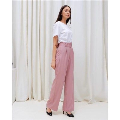 Брюки женские прямые MIST: Pants, размер 42, розовые