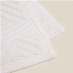Полотенце махровое SL HOME: Geometry «Блан де Блан», 67×140 см