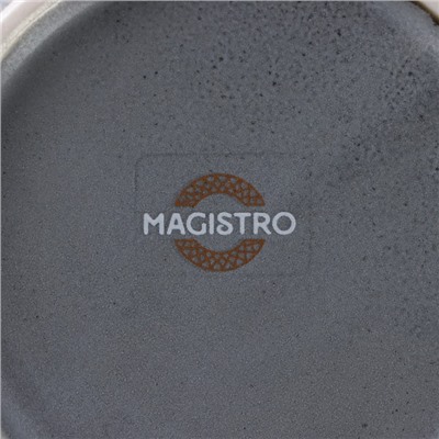 Салатник Magistro Urban, 600 мл, d=16 см, фарфор, серый