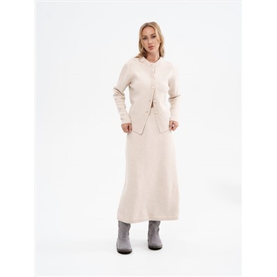 Казаки женские серые на меху, войлок