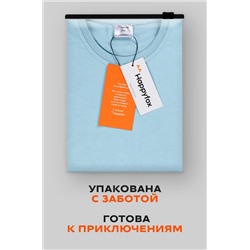 Детская однотонная футболка Happyfox