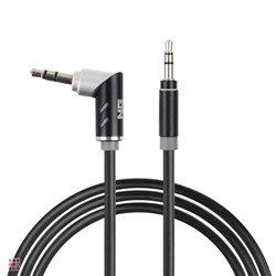 Кабель 3.5мм mini Jack-mini Jack, 1м, поворотный штекер
