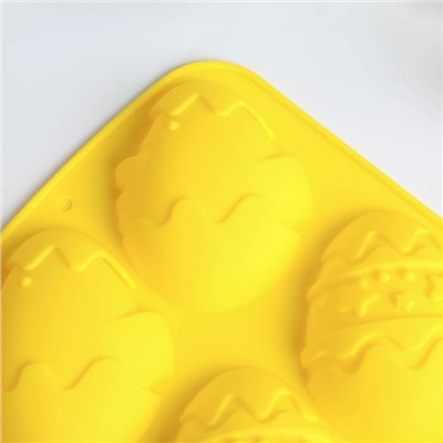 Силиконовая форма «Зайцы и цыплята» на Пасху, 17.1×26 см