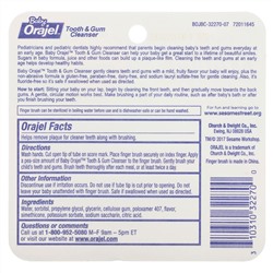 Orajel, Elmo Tooth & Gum Cleanser, Fluoride-Free, 3-24 Months, Fruity Fun, 0.7 oz (19.8 g)
