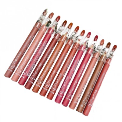 Косметический карандаш для губ Flormar с точилкой