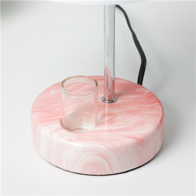 Настольная лампа «Аэлита» 1×40 Вт E14 розовый 18×18×31 см RISALUX