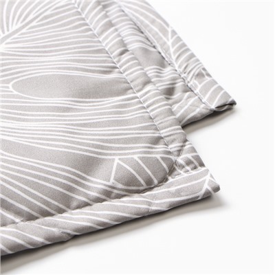 Покрывало LoveLife евро «Листья монстеры», 200×210±5 см, микрофайбер, 100% п/э