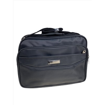 Сумка мужская  текстильная, цвет  черный