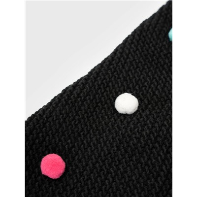 Комплект трикотажный для девочек: шапка, снуд