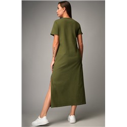 Однотонное женское платье-футболка Happyfox