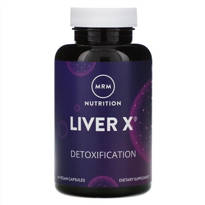 MRM, Nutrition, Liver X, 60 веганских капсул