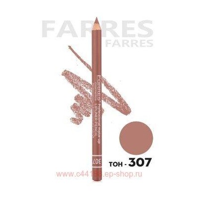 Farres Карандаш для губ матовый медно-розовый MB011-307