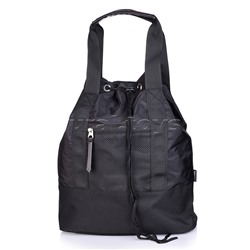 Сумка-рюкзак подростковая 40x32x13 см, вес 300 г, нейлон и плотный полиэстер, на утяжке, с ручками и широкими плечевыми лямками