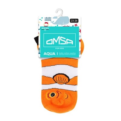 Носки детские, Omsa, 21P62 рыбки