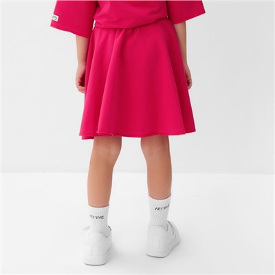 Юбка для девочки KAFTAN: Dream big, размер 30 (98 - 104 см), розовая