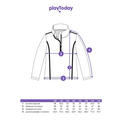 Куртка трикотажная для девочек