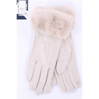 Перчатки жен. Солнце L-4 шерсть/сенсор