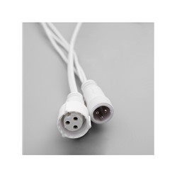 Гирлянда «Бахрома» 3×0.6 м, IP44, УМС, белая нить, 160 LED, свечение мульти, 220 В