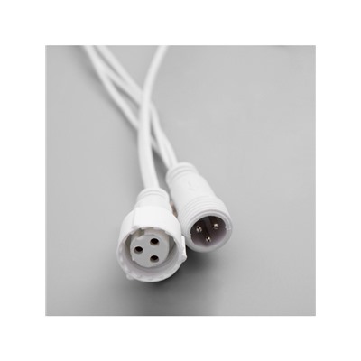 Гирлянда «Бахрома» 3×0.6 м, IP44, УМС, белая нить, 160 LED, свечение мульти, 220 В