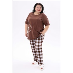 Пижама с брюками больших размеров Мишка НАТАЛИ, 1197422